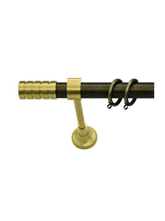 Vorhangstange Φ25 Lotus Antik-oro Matt Decorpat 1,50m