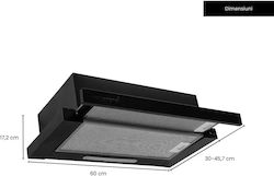 Hausberg Telescopic 60cm Negru HB1285NG Hausberg Telescopic 60cm Negru HB1285NG
