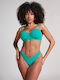 Strapless Bikini Top Πράσινο