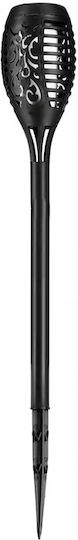 Lampa Lampă Solară Torță 2W 120lm Alb Cald cu Senzor de Mișcare și Fotocelulă IP65