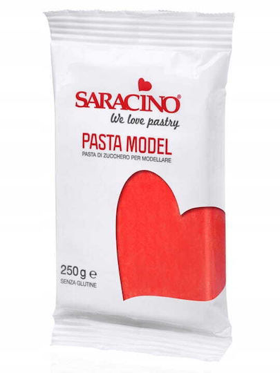 Saracino Χρώμα Ζαχαροπλαστικής σε Πάστα Κόκκινο 250gr