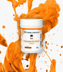 Food Colours Χρώμα Ζαχαροπλαστικής σε Μορφή Gel Πορτοκαλί 35gr