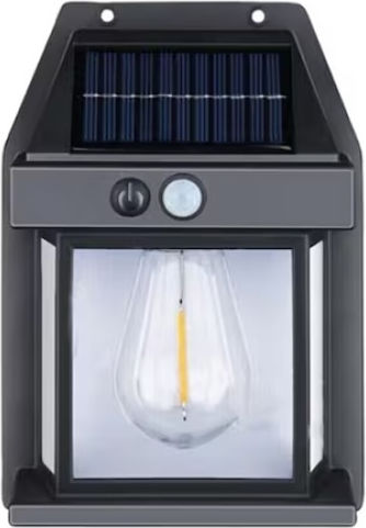 Lampa Montat pe perete Lampă Solară 3W 1300lm cu Senzor de Mișcare IP65