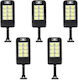 Set of 5 Solar Lights with Motion Sensor and Remote Control IP65