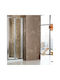 Devon Primus Plus Bi Fold Bi 090 Duschwand Wand Wand 2 Zusammenklappbare Flügel