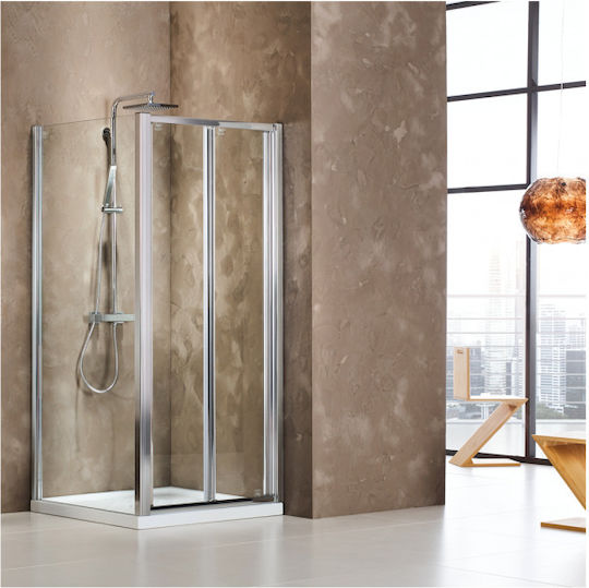 Devon Primus Plus Bi Fold Bi 080 Πτυσσόμενη Πόρτα Ντουζιέρας 79 5-82 5 1,95 Υψος