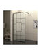 Interceramic 115 Shower Screen for Shower Black