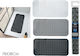 Anti-Slip Bath Mat 78x38cm 616605 Plastic White