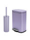 Set Pedal Bin 5 Lt & Toilet Brush Spirella Akira Lavender