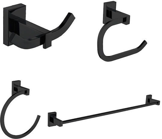 Bathroom Accessory Set N9900 Black