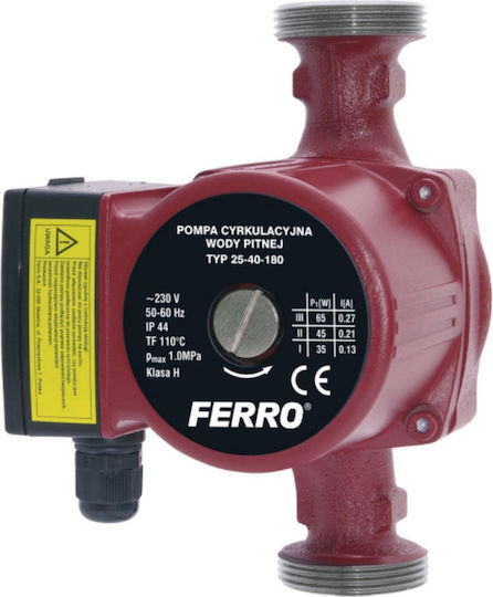 Ferro Circulator Pump for Potable Water 25-60-180