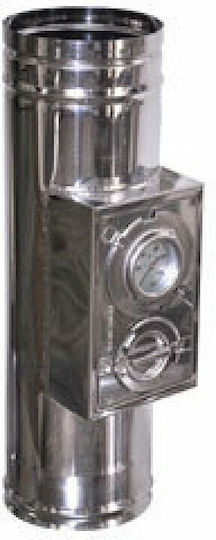 Thermometer Hatch Φ400 Inox Single Wall Chimney Pipe