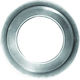 Rosette Collar for Chimney Pipe Stainless Steel Aisi 304 Ba Diameter 100 Airduct Hellas