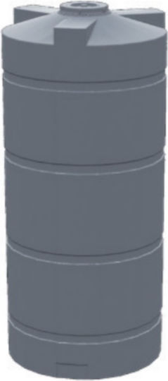 Vertikale Zylindrische Wasserspeichertank Öl-Öl 300 Liter Weiße Rotogran