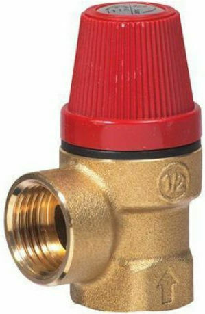 Pressure Relief Valve 1/2" 3 Bar Italy Immediate Delivery