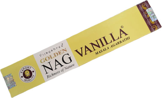Vijayshree Golden Nag Vanille Räumdüfte 15 Stück