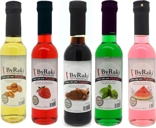 Tsikoudia Rakí Kretes Gëfsi Paket Angebot 200ml 5 Stück
