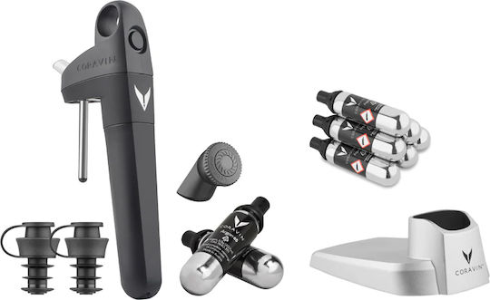 Συστημα Σερβιρισματος Coravin Pivot Plus Premium Bundle Μαυρο