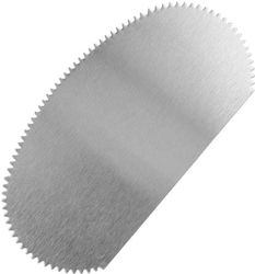 Spatulă Metalică Structurală Cu Dinți Pentru Cremă