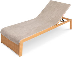 Jemidi24 Hotelhandtuch Pool Beige Jemidi24 Hotelhandtuch Pool Beige