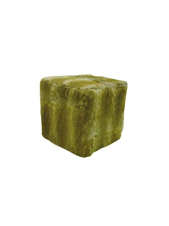 Pouf Σκαμπο Πουφ Jgs S.a Δερμάτινο Σκαμπό Natural Kb-346 Stool-087 40x40x40cm