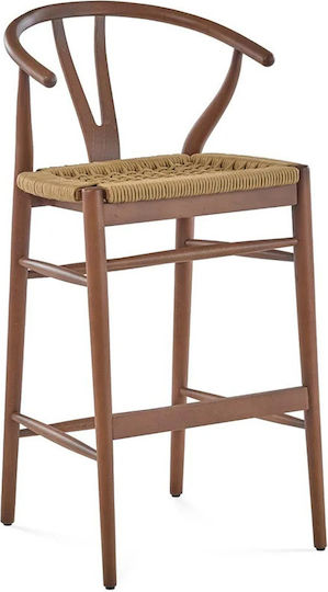 Скамейка Бар Jason Дърво Въже 52x44xh.107см Casa Vogue