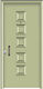 Armored Door Aluminum Cladding Pressed Design E.n.a 02 Kataskevastiki