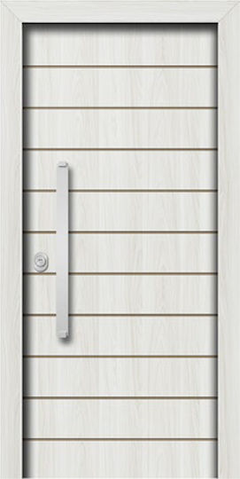 Ușă Blindată Cu Panou Laminate Model Pantograf L 812 Kataskeyastiki