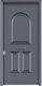 Armored Door Aluminum Cladding Pressed Design E.n.a 12 Kataskeyastiki