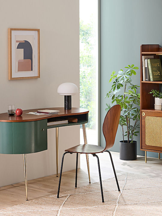 Topim Wooden Vintage Desk with Metal Legs 120x6...