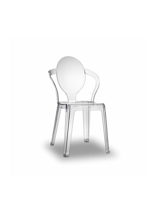 Scab Spoon Kod 640-25097 Ess- und Küchenstuhl Polycarbonat Transparent 52x56x89 46 Höhe