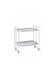 Folding Aluminum Trolley Matt Grey Pantone 66x43x72cm