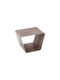 Pattern Coffee Table Pink Metal 45x40xh.30cm bontempi