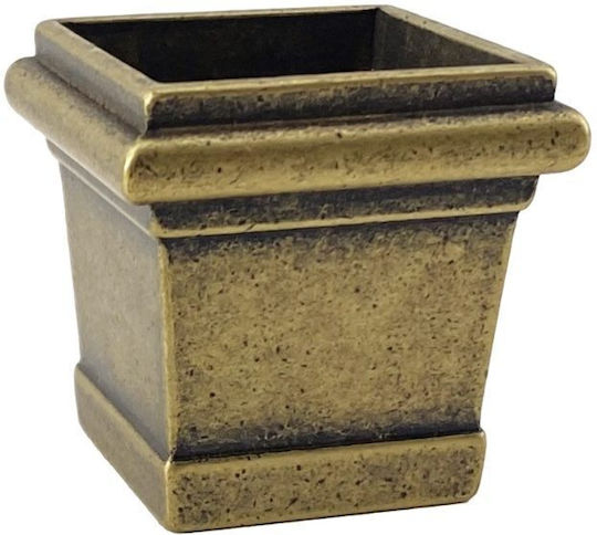 Furniture Legs Base Bosetti Marella 45980-30 Gold Patina Florence 3.8x3.7cm