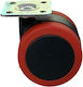 Doppelte Möbelrad 50mm Möbelbasis 38x38 Rote Schwarze