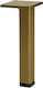 Πόδι Επίπλου 204 Χαλύβδινο Χρυσό Ματ 4x1,5x10εκ Roline