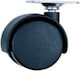 Ruotec Ροδα 50mm Βιομηχανικη Περιστρεφομενη Διπλη Μαυρη 502.000.050.050