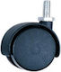 Ruotec Furniture Wheel 40mm Swivel Double Screw 502.000.080.040