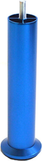 Jgs S.a Bl-7065 Metallisches Möbel Bein Zylindrisch Blau Höhe 20cm