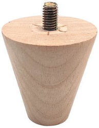 Jgs S.a Α102-65 Ξύλινο Πόδι Επίπλου Κωνικό Ύψος 6,5cm Jgs S.a Α102-65 Ξύλινο Πόδι Επίπλου Κωνικό Ύψος 6,5cm