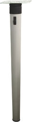 Jgs S.a L127 Möbelbein Matt Auflagen Metallisch Für Tisch 71cm