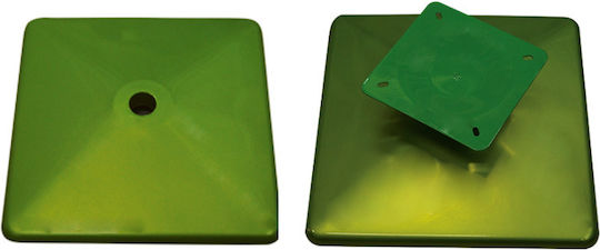 Jgs S.a Cb-b06-4 Swivel Furniture Base Green Metal Suitable for Armchairs 50x50x18cm