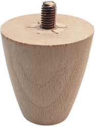 Jgs S.a B101-65 Hölzernes Möbelbein Kegelform Höhe 6,5cm Jgs S.a B101-65 Hölzernes Möbelbein Kegelform Höhe 6,5cm