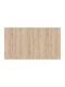 CMS Standard 34139 Rechteckige Theke aus Spanplatte in Braun Farbe 205x60cm