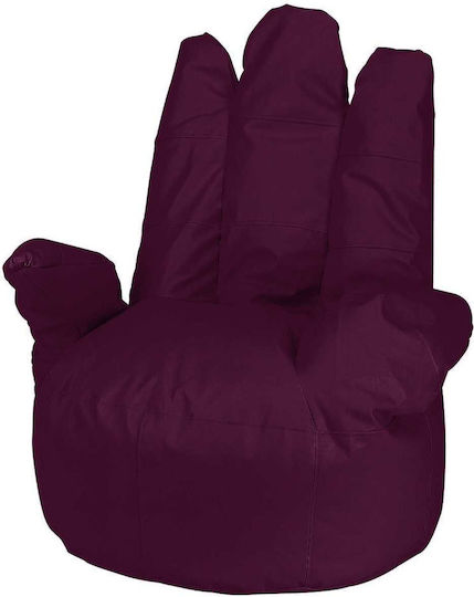 Pouf Hando Lila 74x70x80