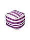 Pouf Stool Bean Bag Chairs & Poofs Jgs S.a Aubergine Mason Stool-286 40x40x40cm