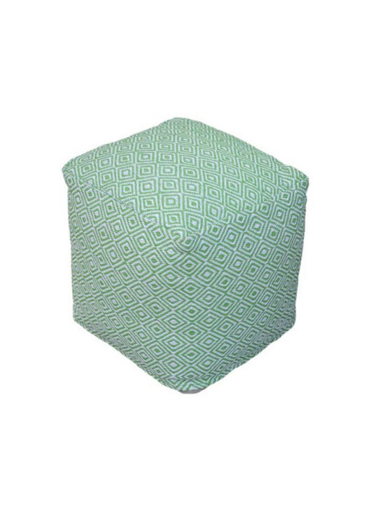 Pouf Stool Bean Bag Chairs & Poofs Jgs S.a Green Calvino Stool-270 40x40x40cm