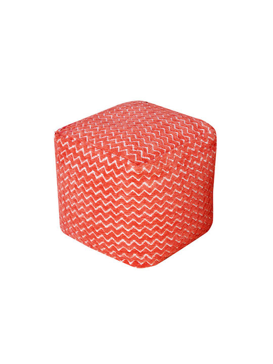 Pouf Σκαμπο Πουφ Jgs S.a Terra Chevy Stool-273 40x40x40cm