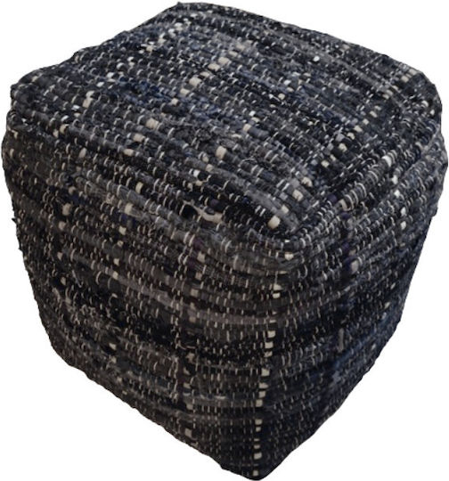 Pouf Scaun Fotolii Puf Jgs S.a Albastru Închis Harris Stool-276 40x40x40cm