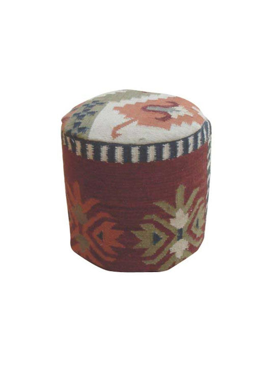 Pouf Stool Bean Bag Chairs & Poofs Jgs S.a Multicolour Klim Patchwork Stool-207 Φ35cm